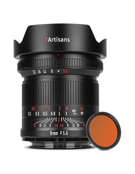 Lente Gran Angular 9mm F5.6 7artisans para Sigma/Panasonic/Leica