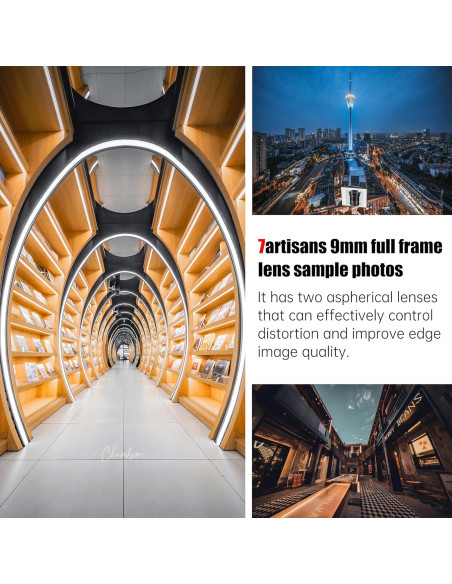 Lente Gran Angular 9mm F5.6 7artisans para Sigma/Panasonic/Leica