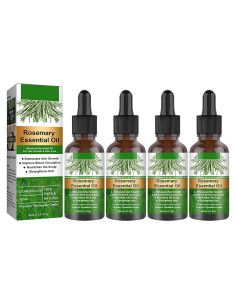 Combo Aceite de Romero Orgánico 4x30ml - Crecimiento Cabello