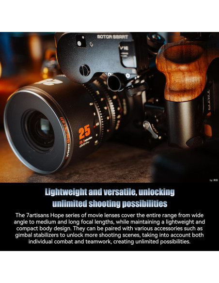 Lente de Cine 7artisans 10mm T2.1 para Canon RF-S