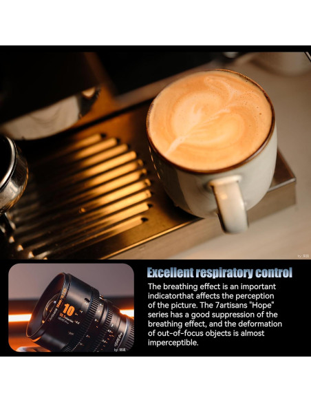 Lente de Cine 7artisans 10mm T2.1 para Canon RF-S