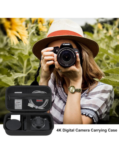 Funda de Cámara Digital 4K Elonbo para Vlogging 48MP - Negro