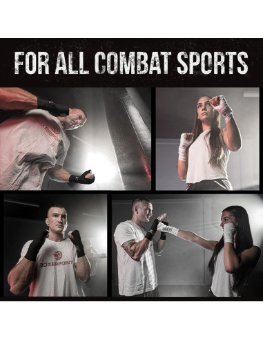 Envolturas de Boxeo Ringside 180cm Boxerpoint - Unisex