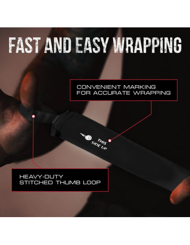 Envolturas de Boxeo Ringside 180cm Boxerpoint - Unisex