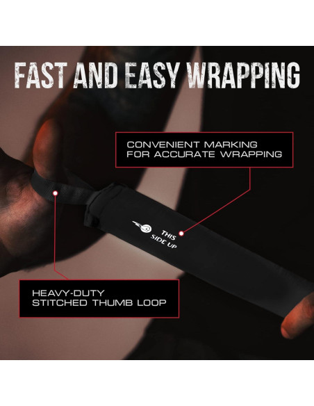 Envolturas de Boxeo Ringside 180cm Boxerpoint - Unisex