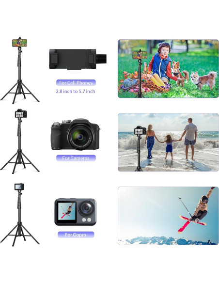 Bastón de Selfie Trípode Fugetek FT-779 62" Aluminio Bluetooth