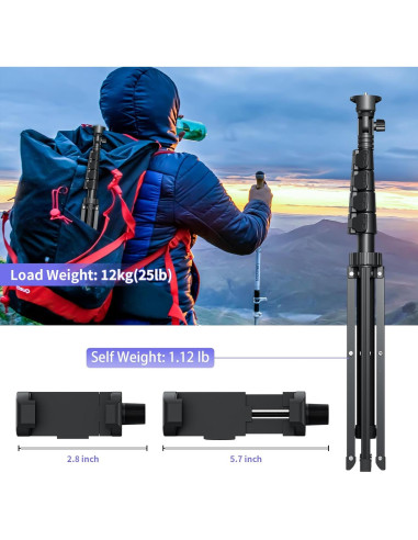 Bastón de Selfie Trípode Fugetek FT-779 62" Aluminio Bluetooth