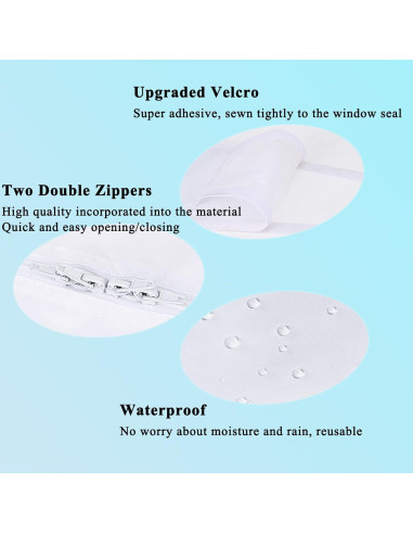 Kit de Sello de Ventana Jyxmor 3M 300cm para Aire Acondicionado