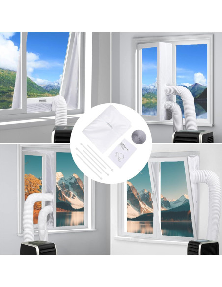 Kit de Sello de Ventana Jyxmor 3M 300cm para Aire Acondicionado