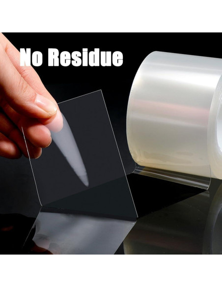 Cinta de Sellado Transparente Noabaco 5 cm x 10 m Sin Residuo