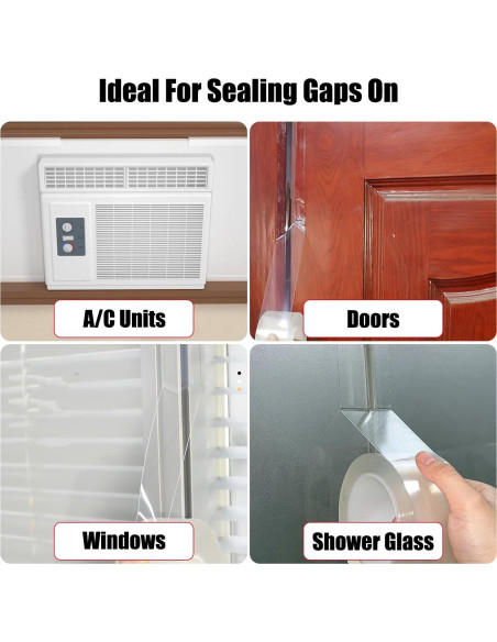 Cinta de Sellado Transparente Noabaco 5 cm x 10 m Sin Residuo