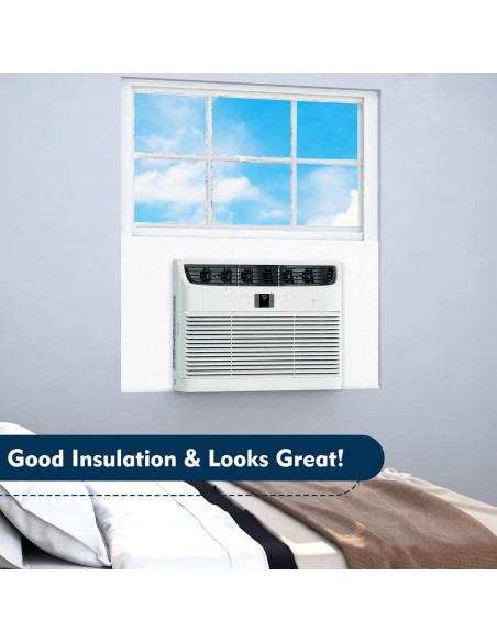 Panel Aislante para Aire Acondicionado 121.92 cm Blanco Panel Aislante para Aire Acondicionado 121.92 cm Blanco