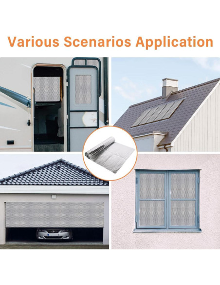 Rollo Aislamiento Reflectante Doble VUAOHIY 119x305 cm