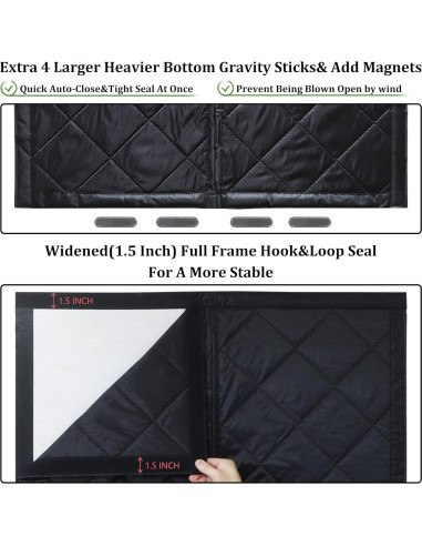 Cortina de Puerta Aislante Magnética Odocovo 96.5x208.3cm