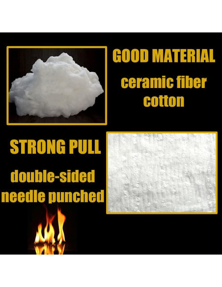 Manta Aislante de Fibra Cerámica Geesic 60x30 cm Ignífuga