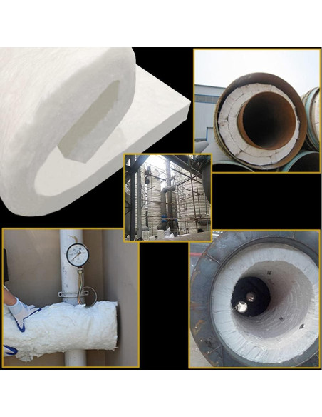 Manta Aislante de Fibra Cerámica Geesic 60x30 cm Ignífuga