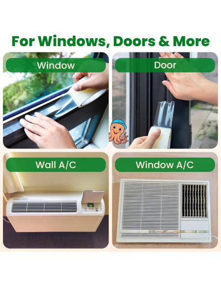 Cinta de Sellado para Ventanas ECOHomes 5.08 cm x 27.43 m