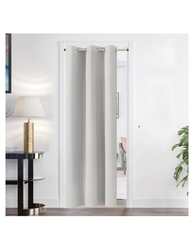 Cortina Opaca Deconovo 42x84 cm Aislante Térmico y Acústico