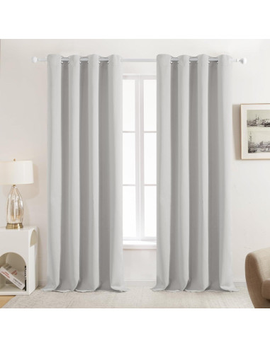 Cortina Opaca Deconovo 42x84 cm Aislante Térmico y Acústico