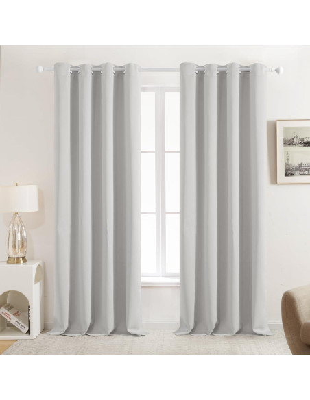 Cortina Opaca Deconovo 42x84 cm Aislante Térmico y Acústico