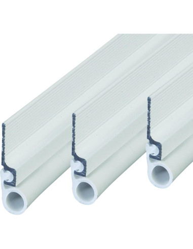 Kit Sello Puertas Autoadhesivo M-D 1.07m Aluminio Vinilo Blanco