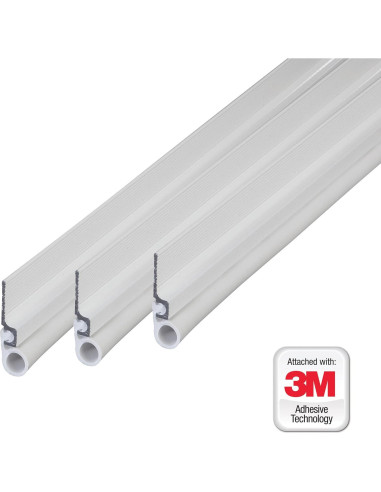 Kit Sello Puertas Autoadhesivo M-D 1.07m Aluminio Vinilo Blanco
