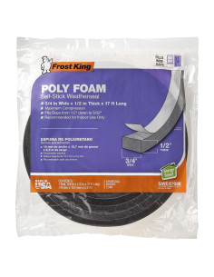 Cinta Autoadhesiva de Espuma Frost King L346 5.18 m x 1.9 cm