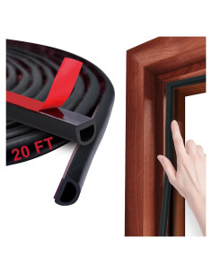 Burlete de Silicona Bruiefpap 6mm x 9mm x 6.09m Aislamiento