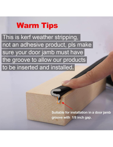 Sello de Climatización Litaibai 6m Marrón para Puertas