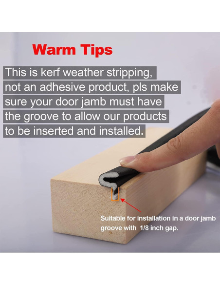 Sello de Climatización Litaibai 6m Marrón para Puertas