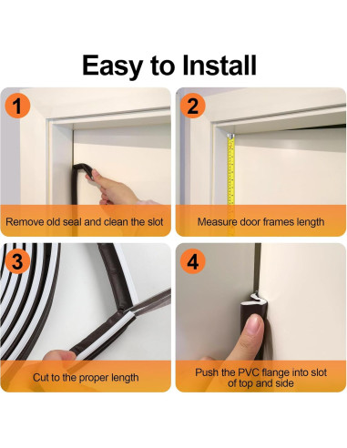 Sello de Climatización Litaibai 6m Marrón para Puertas