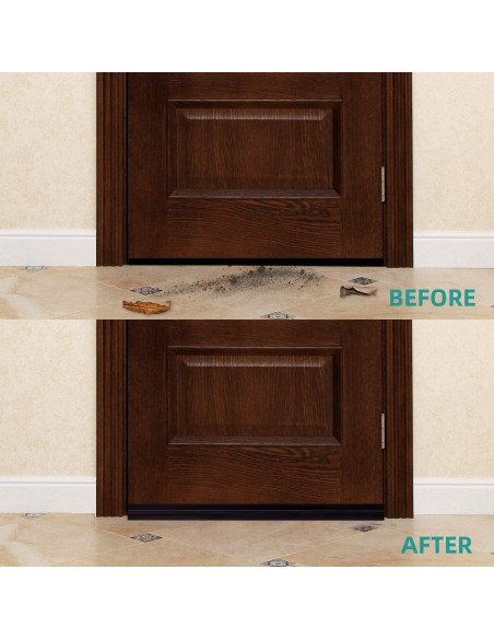 Barrera de Puerta GUKOY 5 cm x 99 cm Aislante Negro