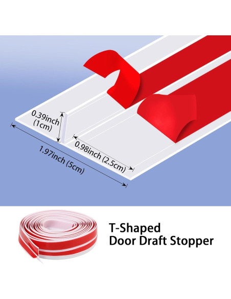 Tira de Sello de Silicona Coengwui 3.05m x 5cm Blanca