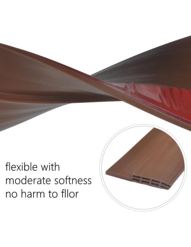 Burlete autoadhesivo Yosoo 100cm silicona para puertas