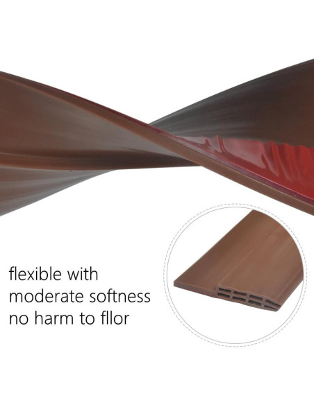 Burlete autoadhesivo Yosoo 100cm silicona para puertas