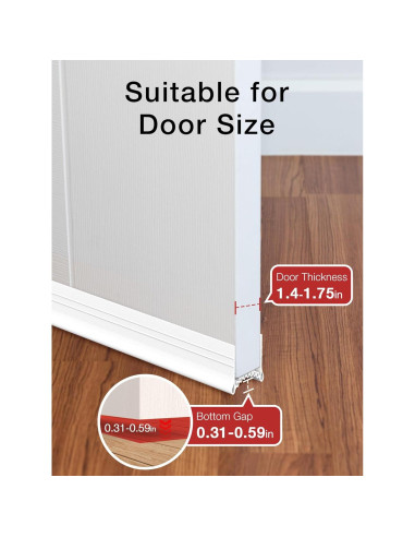 Tapón de Draft de Silicona SUNMON 1.01m para Puerta
