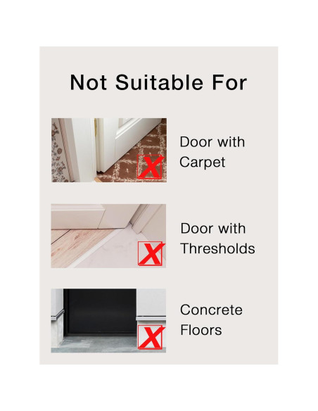 Tapón de Draft de Silicona SUNMON 1.01m para Puerta