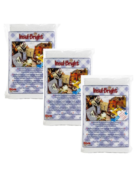 Acolchado Térmico Insul-Bright Compañía Cálida 3 Piezas 91x114 cm