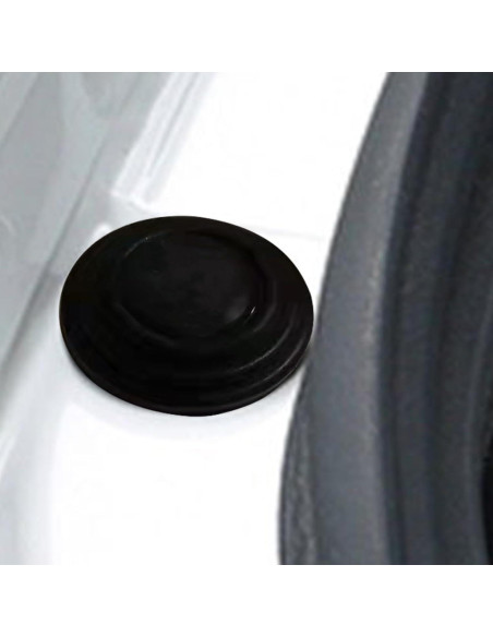 20 Amortiguadores de Puerta Jitrendo Aislantes Autoadhesivos Negro