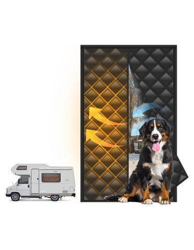 Cubierta de puerta aislada EZIRVLIFE 83.82x203.2 cm térmica