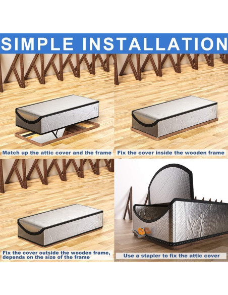 Cubierta de Aislamiento para Escaleras de Ático LEMOONE 63.5x137.2cm
