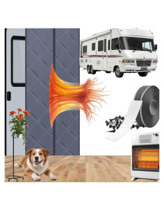 Cubierta de puerta de RV aislada térmicamente RV MUST HAVES 33x82cm