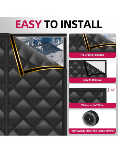 Cortina Térmica Aislante Hifor para Puerta de RV 83.82x203.2cm