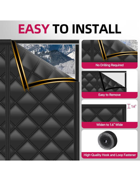 Cortina Térmica Aislante Hifor para Puerta de RV 83.82x203.2cm