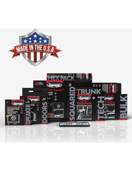 Dynamat Xtreme Aislamiento Acústico para Automóviles - 7 Hojas