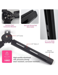 Trípode Mini Ajustable Akeipho para Cámaras y Gimbals 2