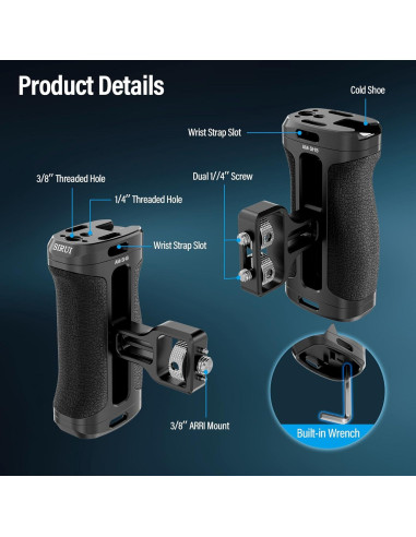 Jaula de cámara SIRUI para Nikon Z5 Z6 Z7 Z6II Z7II con mango