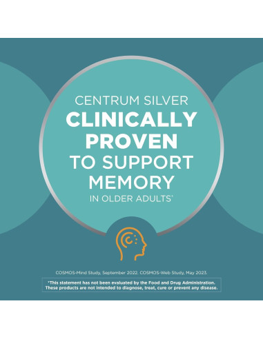 Centrum Silver Adult 80 Tabletas Multivitamínico 50+