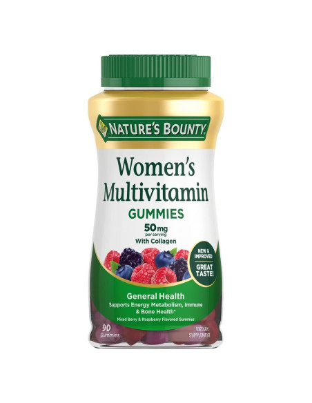Gominolas Multivitamínicas para Mujeres Nature's Bounty 90 Unidades Gominolas Multivitamínicas para Mujeres Nature's Bounty 90 Unidades