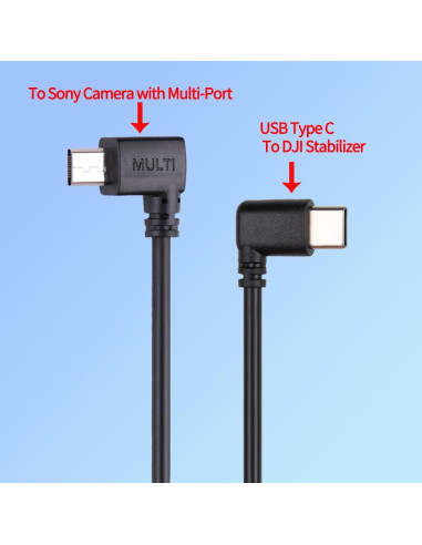 Cable de Control Multi-Cámara USB-C Earlife para DJI y Sony